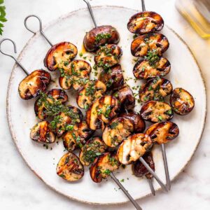 Barbeque Mushrooms